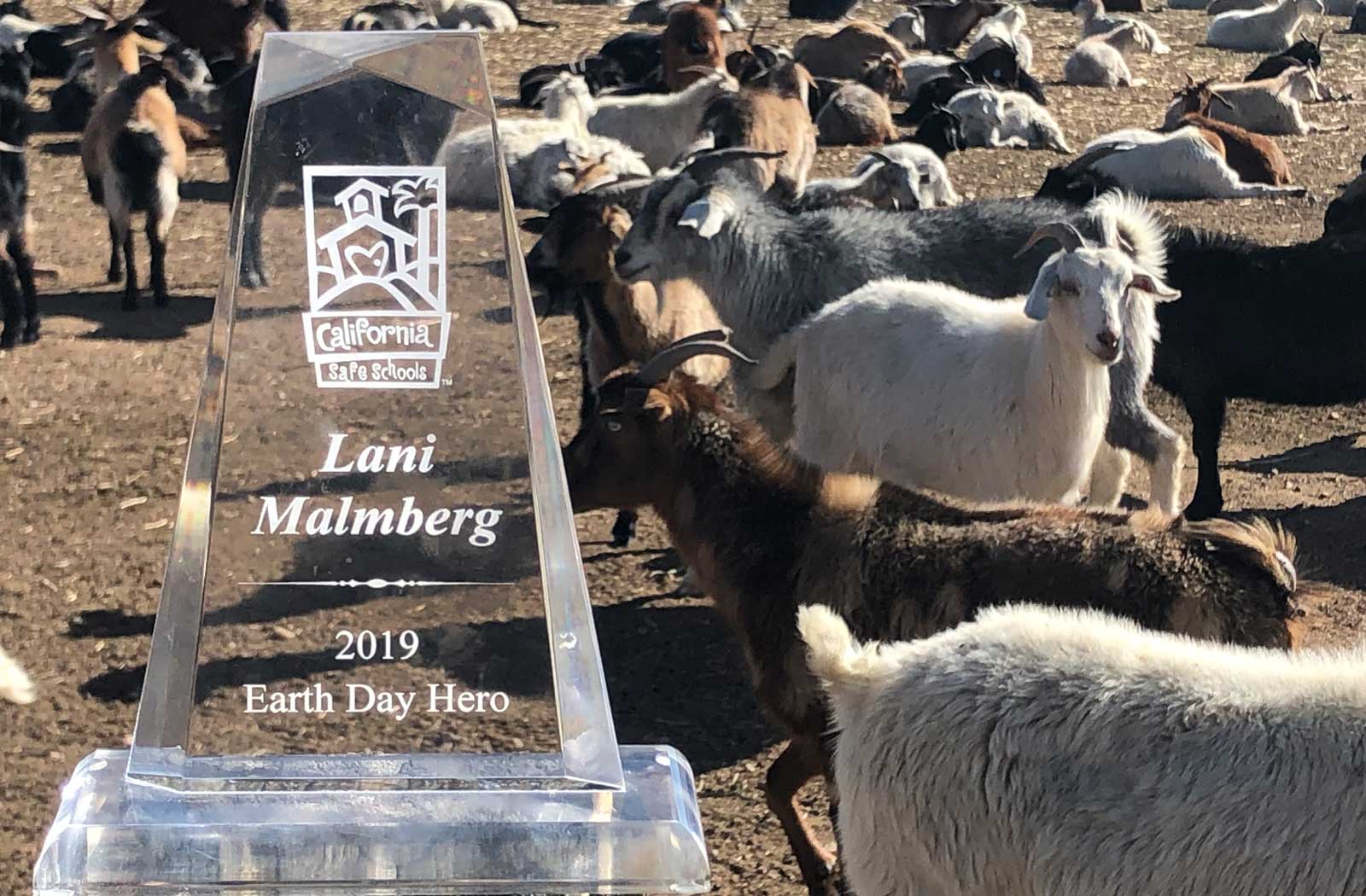 Goatapelli Foundation Lani Malmberg 2019 Earth Day Hero 